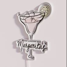 Charger l&#39;image dans la galerie, RGB Neon Bar Sign for Home Decor, Fun Strawberry Margarita Theme