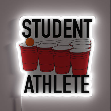 Customizable LED neon sign for student athletes and their teams.