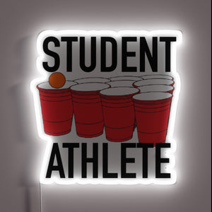 Customizable LED neon sign for student athletes and their teams.