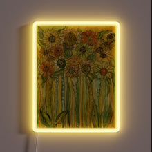 Charger l&#39;image dans la galerie, Brighten up your garden with vibrant Sunflower themed neon decor