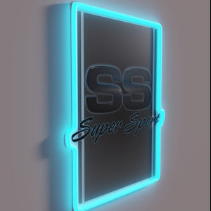 Electric Glow Neon Sign in Bright Super Sports Color Scheme