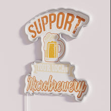 Charger l&#39;image dans la galerie, Vibrant Neon Sign for Local Craft Brewery and Ale Lovers