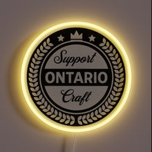 Charger l&#39;image dans la galerie, RGB Neon Sign Celebrating Ontario&#39;s Independent Craft Breweries and Culture