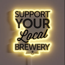 Charger l&#39;image dans la galerie, Brighten up your bar with this vibrant brewery support sign