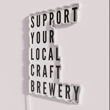 Charger l&#39;image dans la galerie, Neon Brewery Sign Supporting Local Craft Beer Bars and Pub