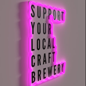 Embracing Local Beer Culture with Vibrant RGB Neon Signage