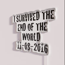 Charger l&#39;image dans la galerie, Vintage USA Election Survival Neon Sign Retro Post-Apocalyptic Humor Nostalgia Gift