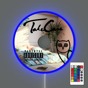 Take Care Drake CD | CD Mirror with RGB LED