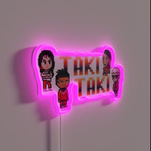 Charger l&#39;image dans la galerie, Add vibrant urban style with our colorful Taki Taki sign.
