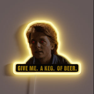 Illuminate your space with this glow-in-the-dark Teen Wolf neon sign