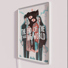 Charger l&#39;image dans la galerie, Vibrant customizable TEOTFW RGB neon sign for gaming and pop culture.