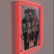 Charger l&#39;image dans la galerie, Eye-catching TEOTFW RGB neon light wall decoration with sleek design.