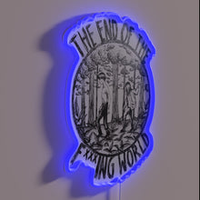 Charger l&#39;image dans la galerie, Teotfw in bold vibrant neon letters, radiant RGB glow.