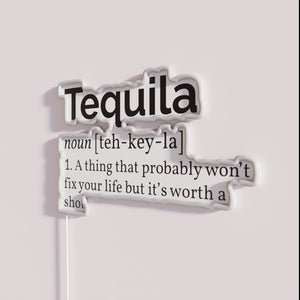 Colorful Tequila Definition RGB LED Neon Bar Sign Decorations Illumination Lighting