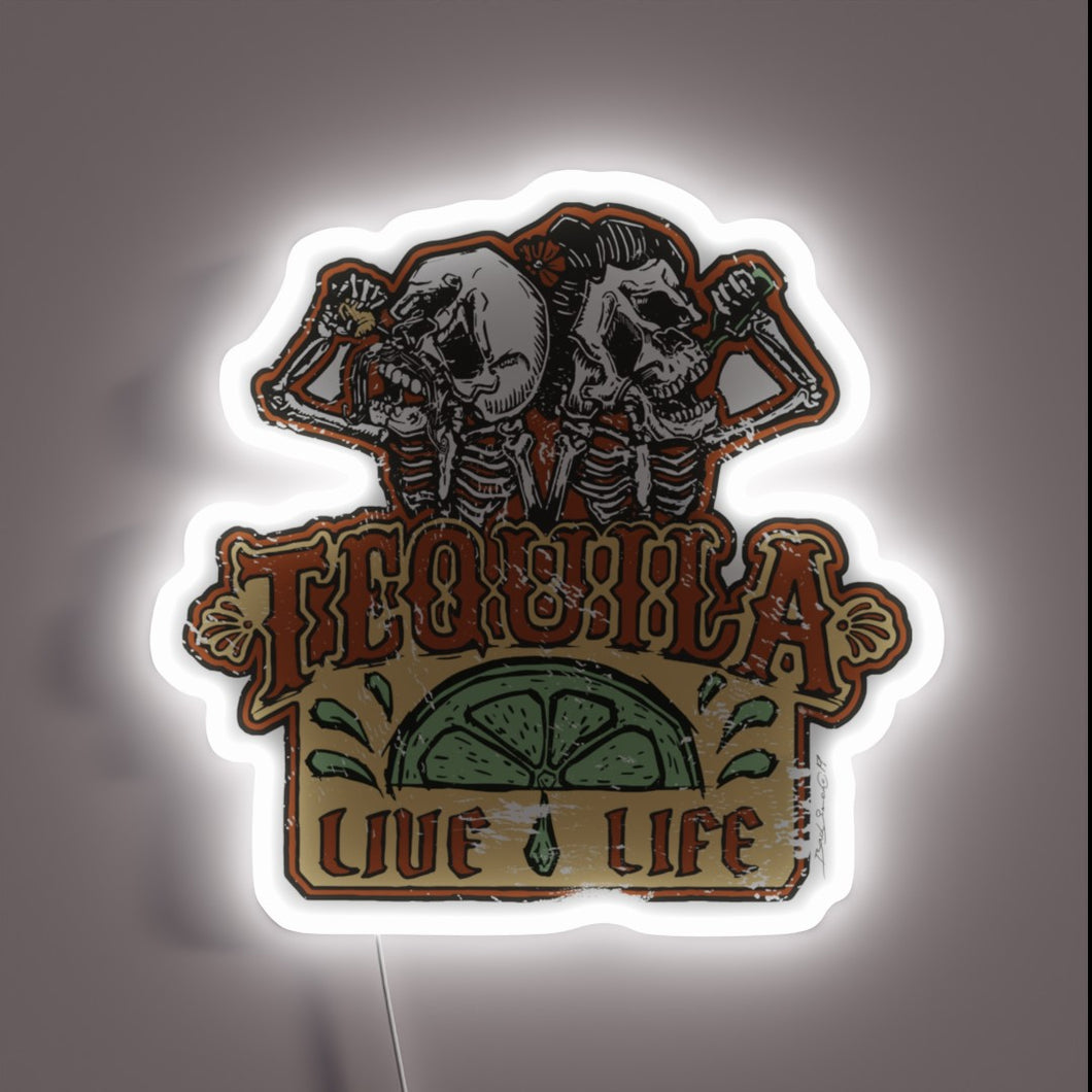 Add a vibrant touch to your nightlife with this sign.