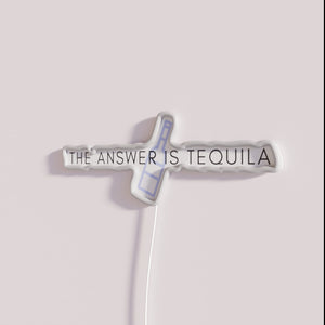 Vintage Neon Tequila Bar Sign with RGB Color Changing Effect