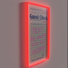 Charger l&#39;image dans la galerie, Neon Wall Sign - Remind Me You&#39;re Home Safe Always