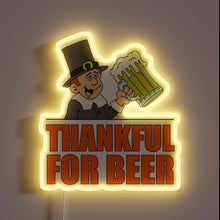 Charger l&#39;image dans la galerie, Quirky Neon Sign Celebrating Thanksgiving with a Twist of Humor