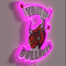 Charger l&#39;image dans la galerie, Dartboard Inspired Bullseye Eye Catching RGB Neon Bar Sign Decoration