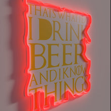 Charger l&#39;image dans la galerie, Quirky beer lover&#39;s sign for home bar decor and humor