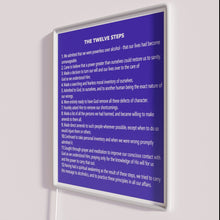Charger l&#39;image dans la galerie, Add Vibrant Color to Home Decor with the 12 Steps Sign