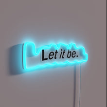 Charger l&#39;image dans la galerie, Vintage &#39;Let It Be&#39; The Beatles RGB Neon Wall Art Sign
