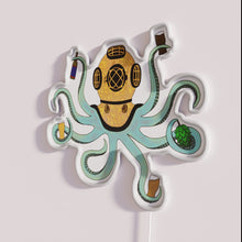 Charger l&#39;image dans la galerie, Neon Octopus Bar Sign for Beer Lovers and Home Decor Enthusiasts