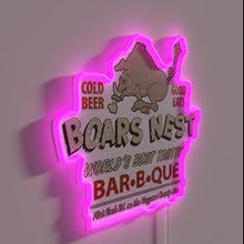 Charger l&#39;image dans la galerie, Vibrant Neon Sign Features Color-Changing RGB LED Lighting Technology Installation