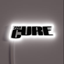 Charger l&#39;image dans la galerie, The Cure band neon sign in white glow.