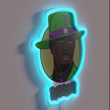 Charger l&#39;image dans la galerie, Vibrant neon art with customizable color options and sleek modern design.