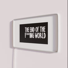 Charger l&#39;image dans la galerie, Apocalyptic Neon Sign, The End of the World, Futuristic LED Illumination