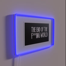 Charger l&#39;image dans la galerie, Apocalyptic neon warning sign, humorously hinting at life&#39;s unpredictable fate.