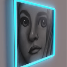 Charger l&#39;image dans la galerie, Ethereal portrait of a girl with an enigmatic neutral expression