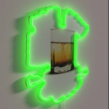 Charger l&#39;image dans la galerie, Retro bar decor featuring colorful Jonah Marais and Jack Daniels.