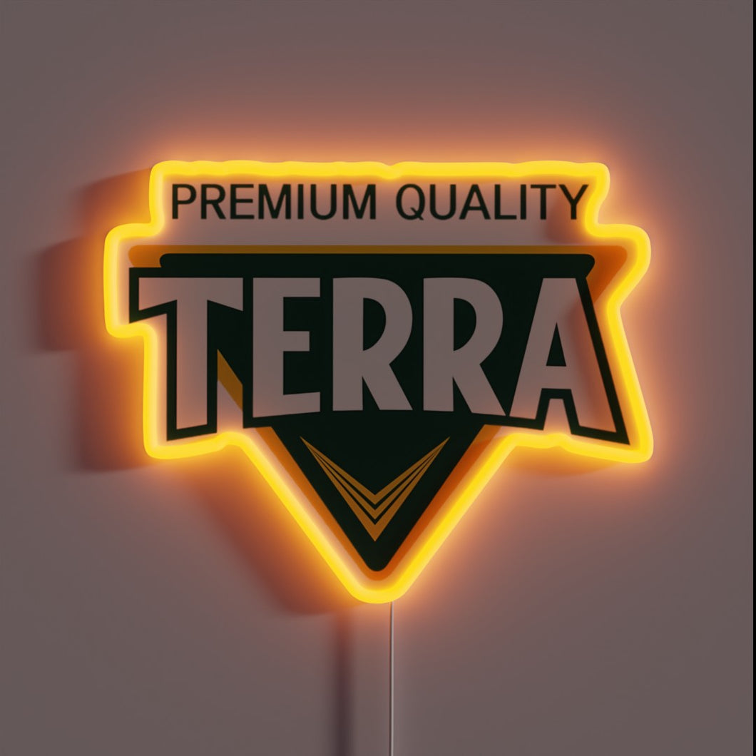 Vibrant RGB LED neon bar sign for gaming enthusiasts' dens.