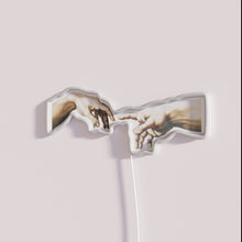 Charger l&#39;image dans la galerie, Eye-catching &#39;The Hand of God&#39; vibrant RGB color neon wall decoration