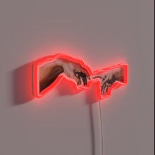 Charger l&#39;image dans la galerie, Divine intervention in bold RGB glow, a modern faith statement.