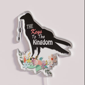 RGB Illuminated The Keys To The Kingdom Wall Neon Sign