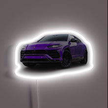 Charger l&#39;image dans la galerie, Brighten up your space with this vibrant Lamborghini logo glow