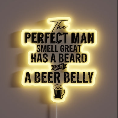 Personalized Neon Sign for the Ultimate Gentleman's Home Bar Decor