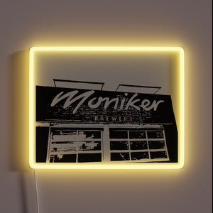 Vibrant neon gaming light with customizable RGB color options available.