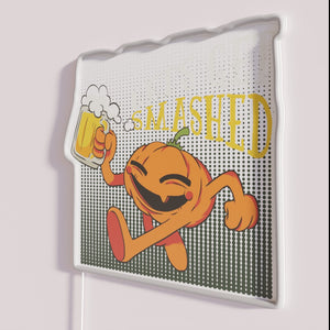 Vibrant Neon Sign for Pumpkin Beer Enthusiasts and Lovers Everywhere