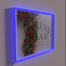 Charger l&#39;image dans la galerie, RGB Neon Sign: Iconic Pub Sign of The Queen&#39;s Head Dorking