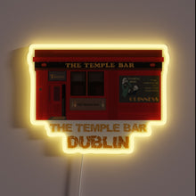 Charger l&#39;image dans la galerie, Vibrant RGB lighting for authentic Temple Bar Irish pub ambiance.