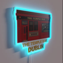 Charger l&#39;image dans la galerie, Welcome to Dublin&#39;s Iconic Temple Bar Irish Pub in Neon Style