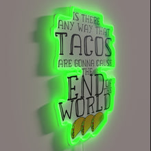 Charger l&#39;image dans la galerie, Vibrant Neon Sign Inspired by The Umbrella Academy&#39;s Quirky Taco World