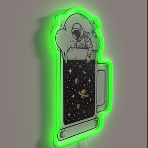 Galactic Vibes Illuminate Any Room with RGB Neon Sign Design