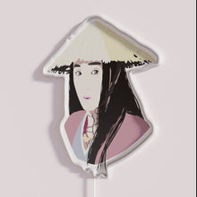 Charger l&#39;image dans la galerie, Glowing Neon Artwork featuring Wen Ning with vibrant RGB colors