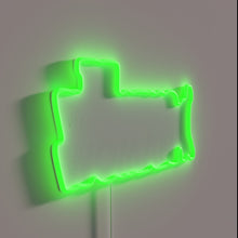 Charger l&#39;image dans la galerie, Vibrant LED neon sign featuring a joyful drunk woman silhouette.