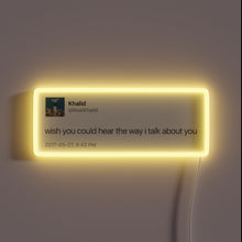 Charger l&#39;image dans la galerie, Personalized, customizable phrase with colorful neon lighting effect display